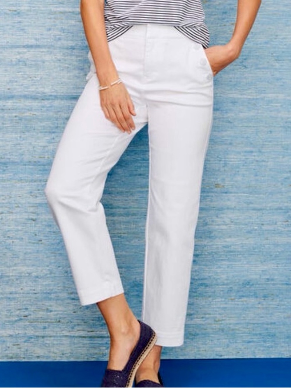Talbots White Sailor Jean